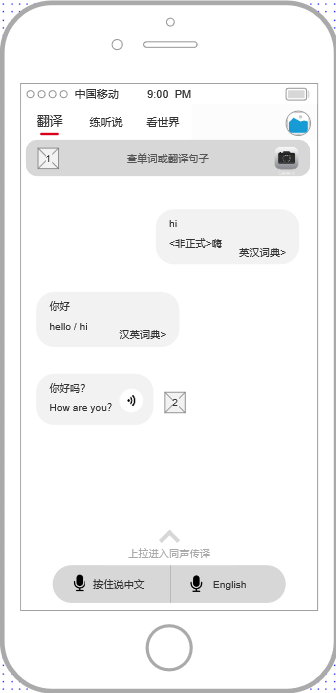 倒推“腾讯翻译君”App产品需求文档（PRD）