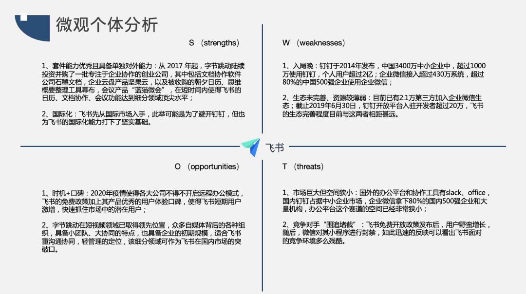 竞品分析报告：飞书 VS 钉钉 VS 企业微信，移动办