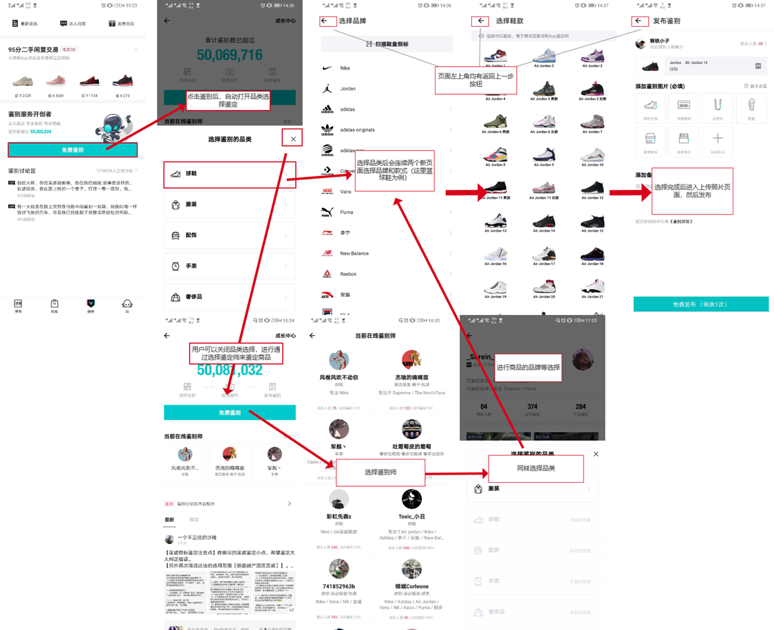 竞品分析:得物APP、nice APP、识货APP