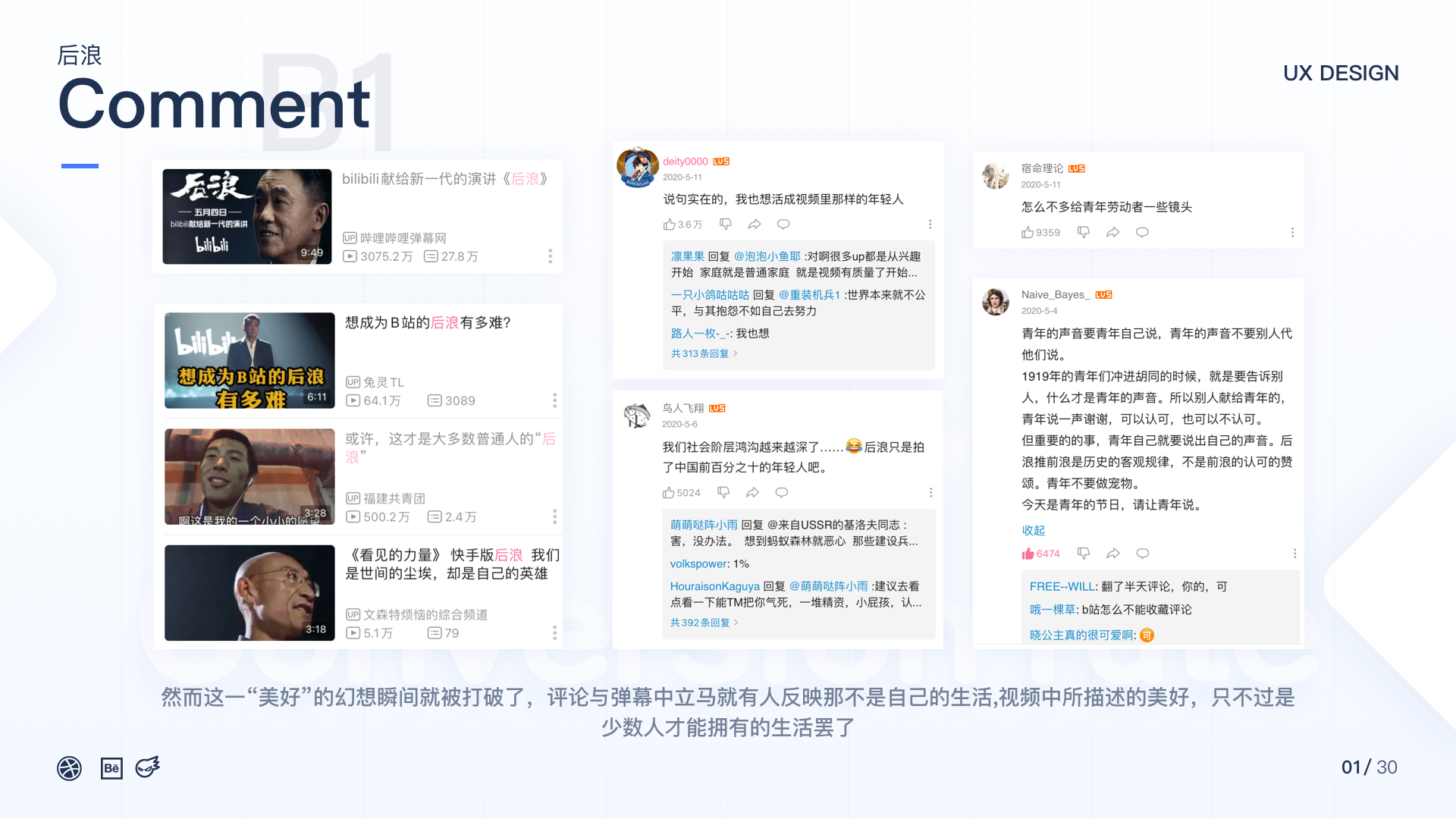 从用户体验的角度分析哔哩哔哩