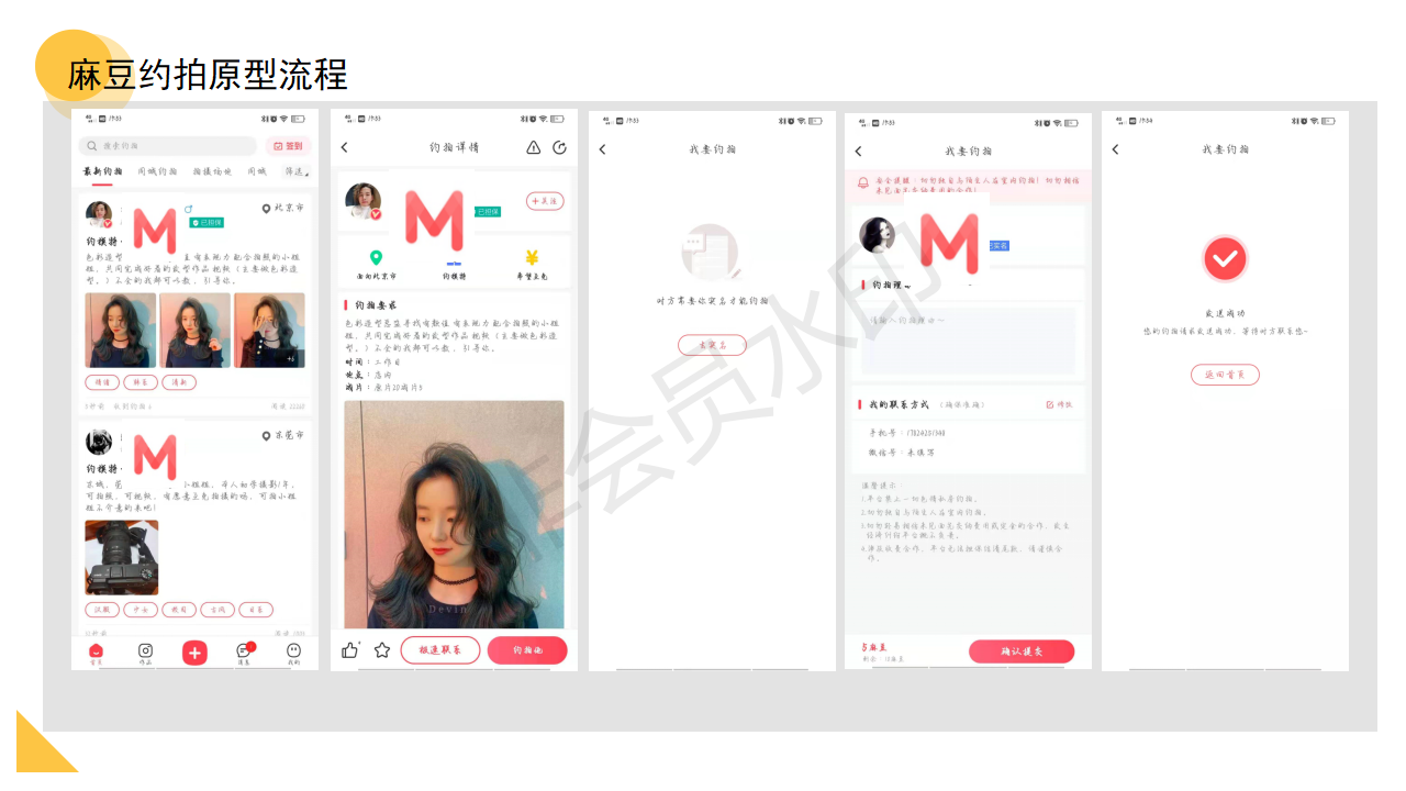 约拍行业竞品分析报告