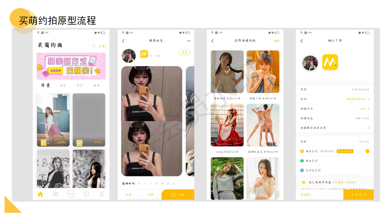 约拍行业竞品分析报告