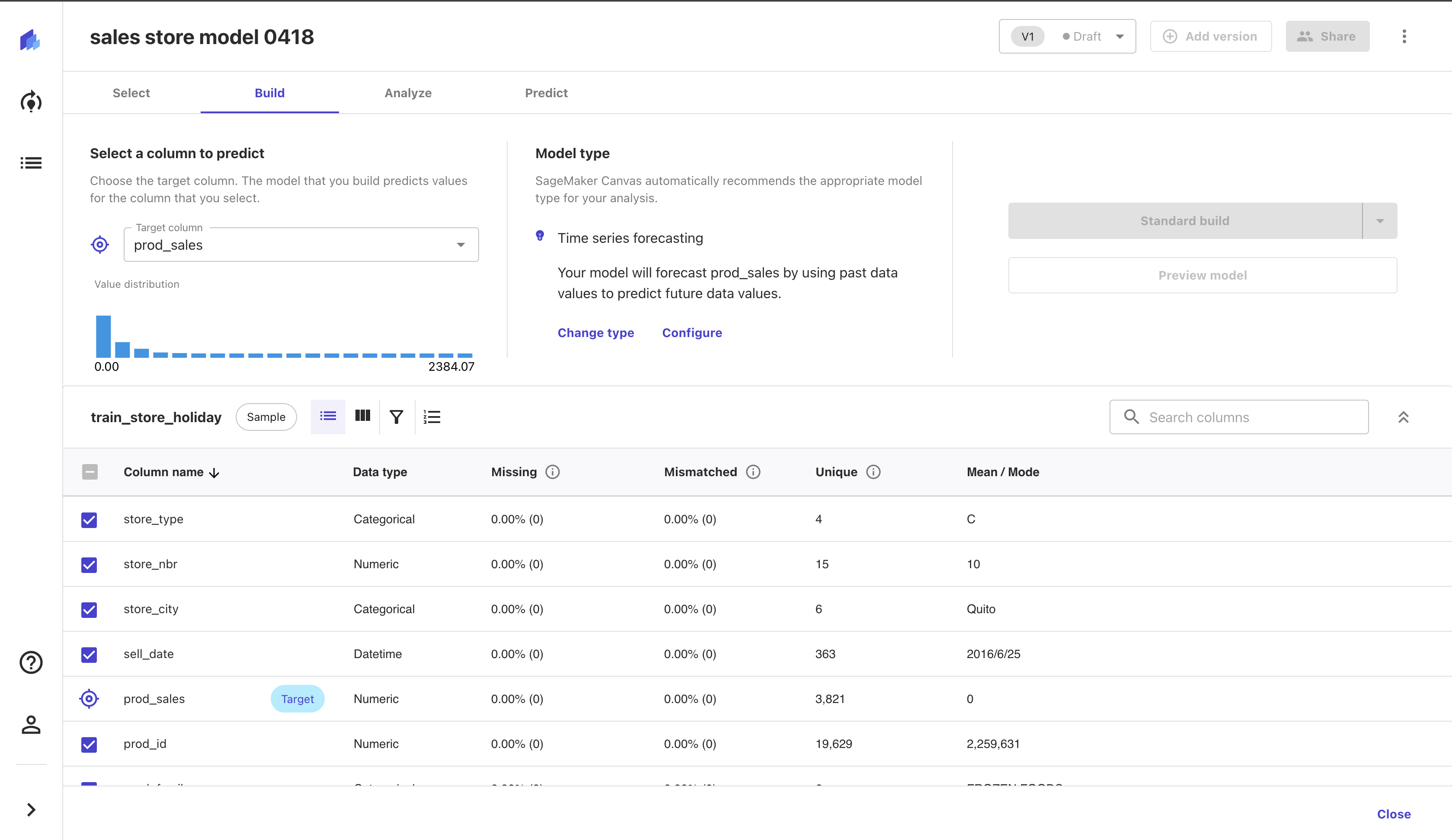 Amazon SageMaker Canvas产品测评