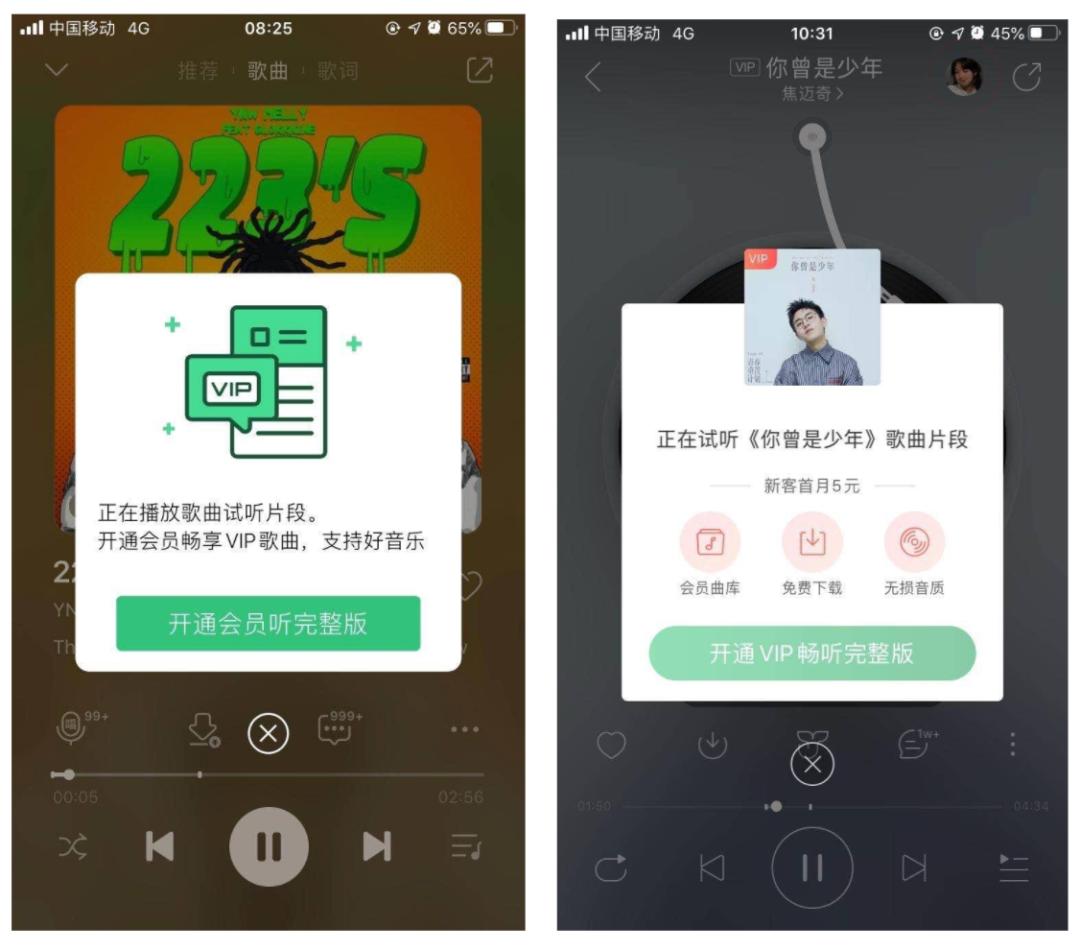 QQ音乐 网易云音乐,付费用户的运营探索